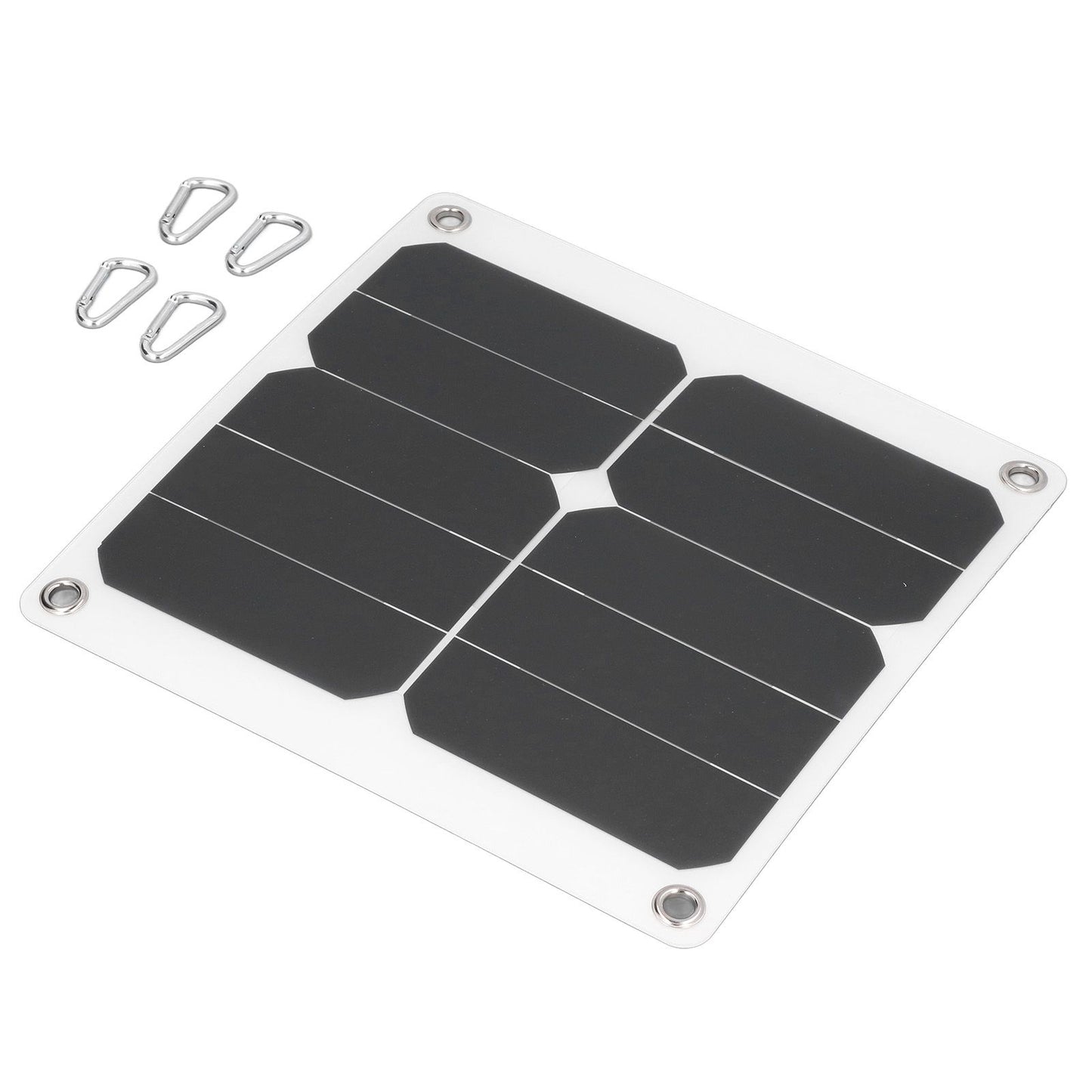 15W Solar Panels USB High Conversion Efficiency Light 5V Portable Solar Power Bank for Camping Hiking Biking