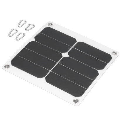 15W Solar Panels USB High Conversion Efficiency Light 5V Portable Solar Power Bank for Camping Hiking Biking