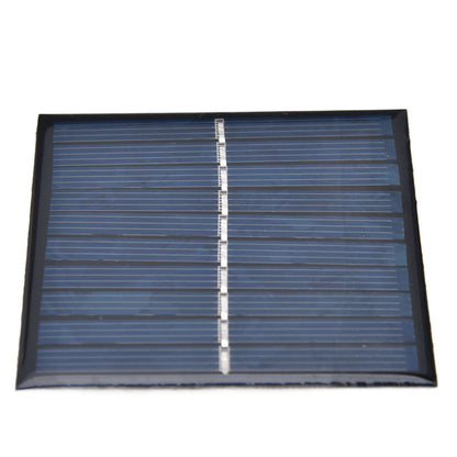 2Pcs Mini Solar Panel Portable Encapsulated Cell Epoxy Flexible DIY Use 0.7W 5V 0‑140mA