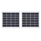 2 Pcs Portable Solar Panel 2W 6V Mini Solar Cells High Conversion Efficiency for Household Lighting System