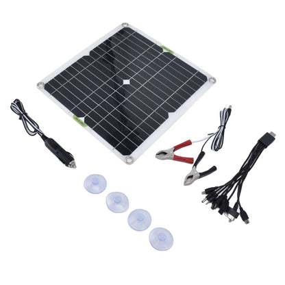 Portable Solar Panel 200W 5V Waterproof Lightweight Thin Design Solar Charger Board for Household Car Ship