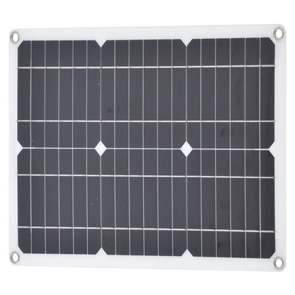 Dual USB Port Solar Panel Versatile Portable Solar Panel Charger Photovoltaic Charging with 10A Controller