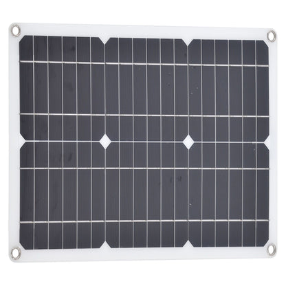 Dual USB Port Solar Panel Versatile Portable Solar Panel Charger Photovoltaic Charging with 10A Controller