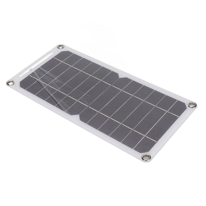 Solar Panel 6W 5V Monocrystalline Silicon Durable Semi Flexible Portable Solar Panel Charger for Car Boat Phone