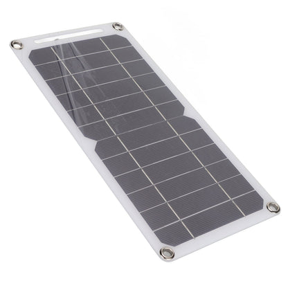 Solar Panel 6W 5V Monocrystalline Silicon Durable Semi Flexible Portable Solar Panel Charger for Car Boat Phone