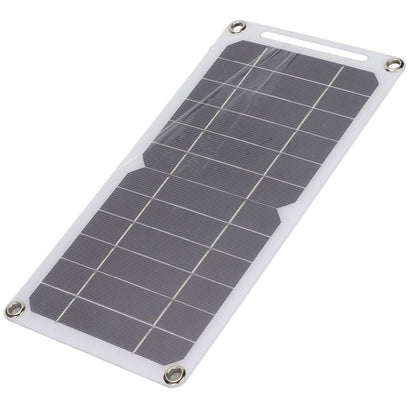 Solar Panel 6W 5V Monocrystalline Silicon Durable Semi Flexible Portable Solar Panel Charger for Car Boat Phone