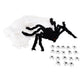 Decorative Spider Spook House Artificial Spider with Fake Cobweb for Party Halloween Festival Decoration