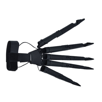 Halloween Articulated Fingers 3 Dimensions Printed Articulated Finger Extensions for Halloween Party CosplayBlack Right Hand