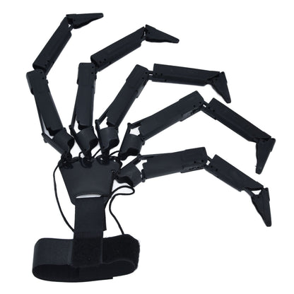 Halloween Articulated Fingers 3 Dimensions Printed Articulated Finger Extensions for Halloween Party CosplayBlack Right Hand