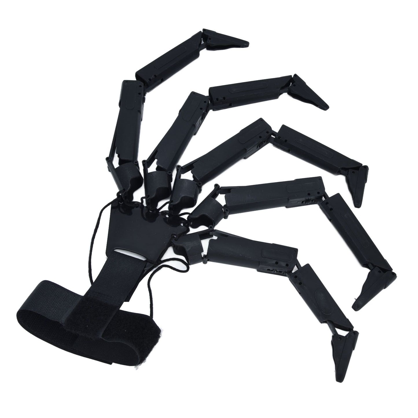Halloween Articulated Fingers 3 Dimensions Printed Articulated Finger Extensions for Halloween Party CosplayBlack Right Hand