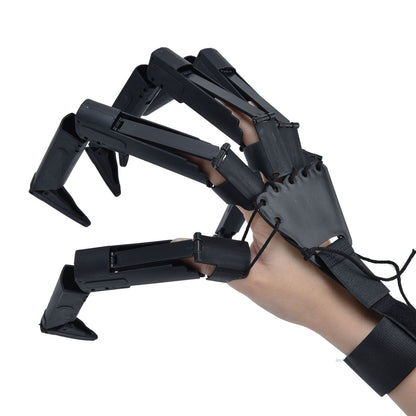 Halloween Articulated Fingers 3 Dimensions Printed Articulated Finger Extensions for Halloween Party CosplayBlack Right Hand