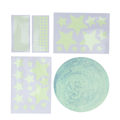 DIY Wall Sticker Glowing Star Luminous Wall Sticker PVC Wall Paper for Kids Bedroom Decoration