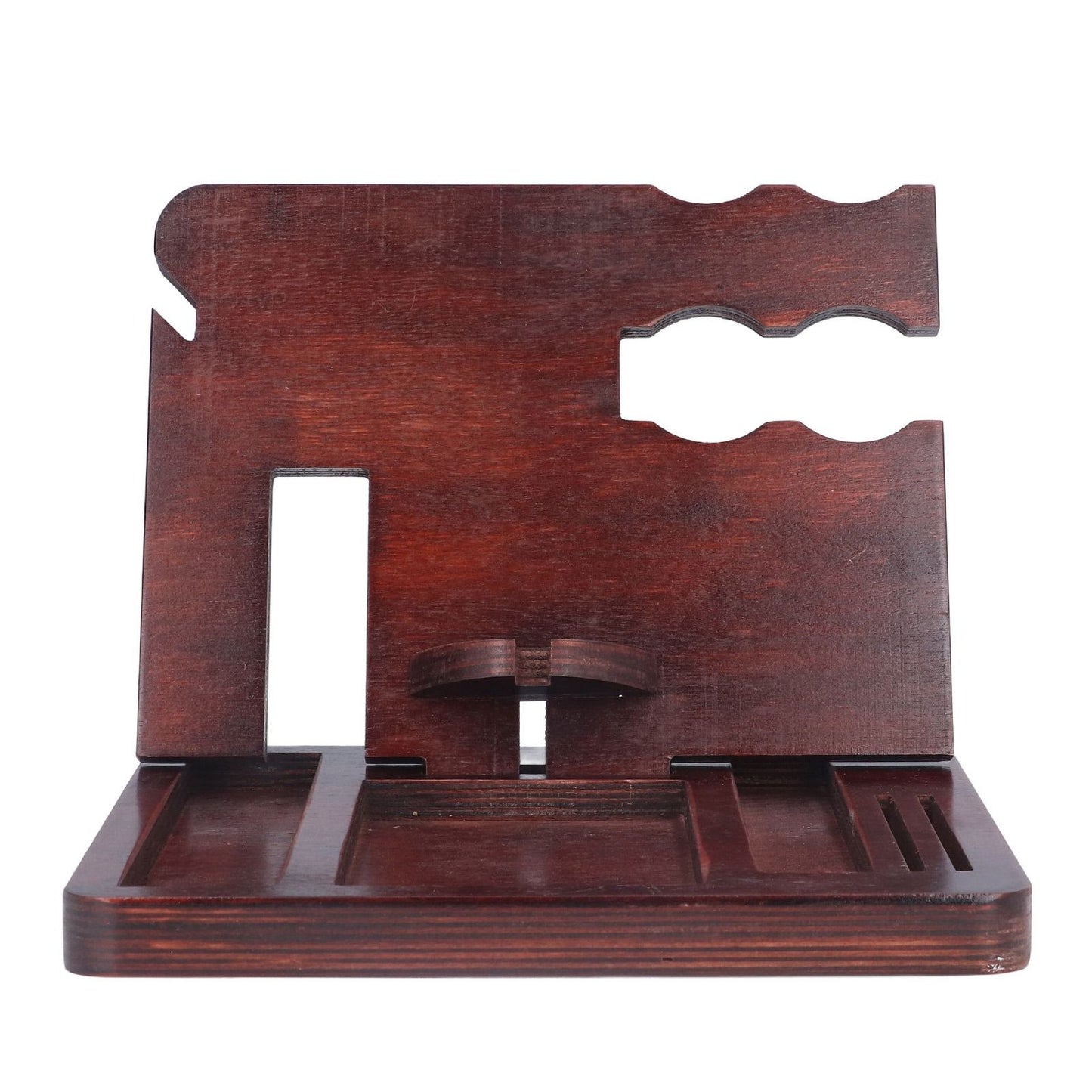 Desktop Storage Bracket Multifunctional Wooden Mobile Phone Base Watch Glasses Key Desktop Storage Bracket