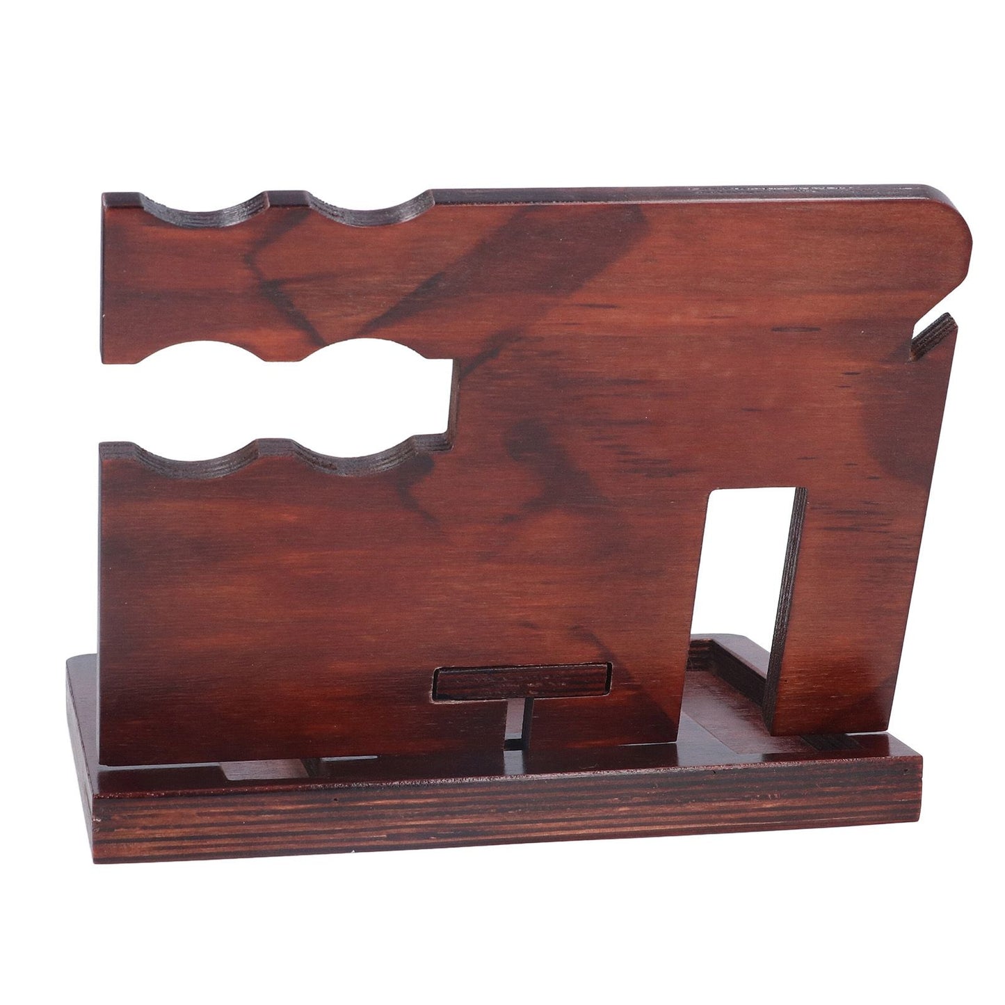 Desktop Storage Bracket Multifunctional Wooden Mobile Phone Base Watch Glasses Key Desktop Storage Bracket