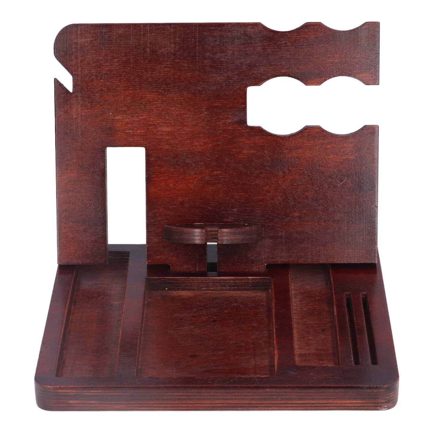 Desktop Storage Bracket Multifunctional Wooden Mobile Phone Base Watch Glasses Key Desktop Storage Bracket