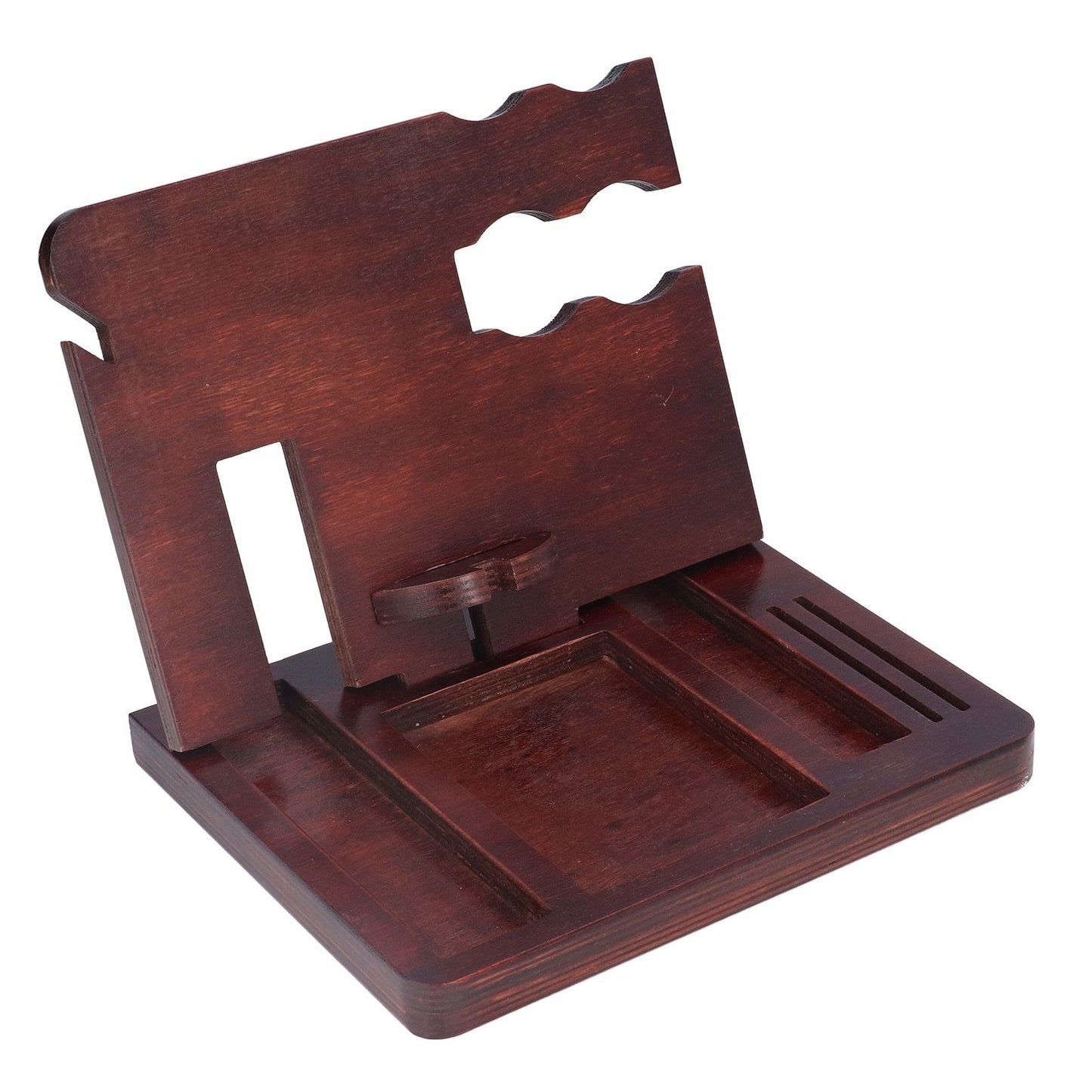 Desktop Storage Bracket Multifunctional Wooden Mobile Phone Base Watch Glasses Key Desktop Storage Bracket