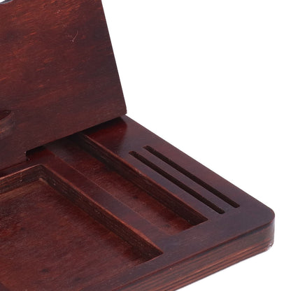 Desktop Storage Bracket Multifunctional Wooden Mobile Phone Base Watch Glasses Key Desktop Storage Bracket