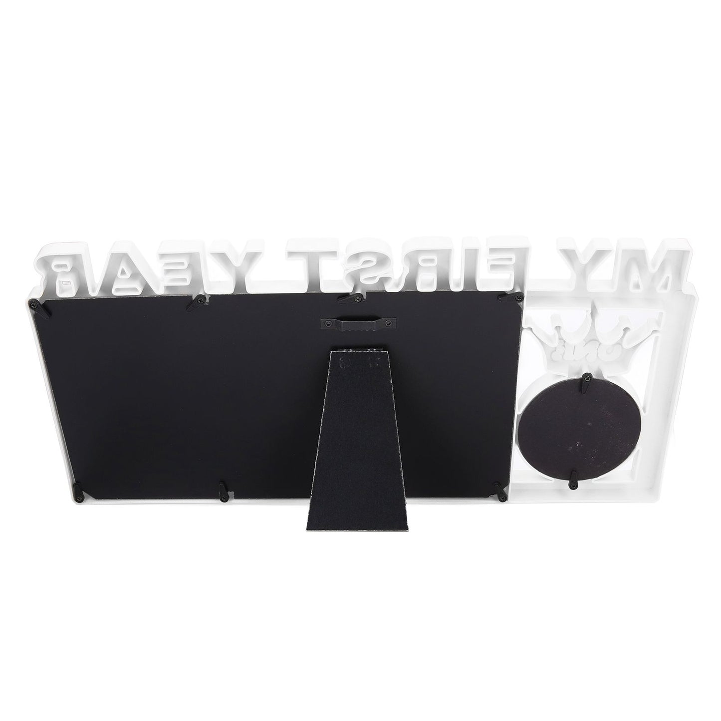 Newborn Photo Frame Durable Polished 12 Small Picture Frames Record Baby's Monthly Growth Baby Photo Frame for GiftWhite
