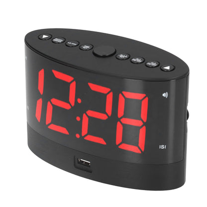 Digital Alarm Clock USB Charging Alarm Clock with 3 Vibration Modes and 2 Time Modes