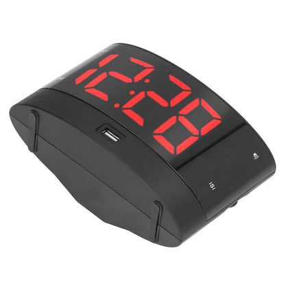 Digital Alarm Clock USB Charging Alarm Clock with 3 Vibration Modes and 2 Time Modes