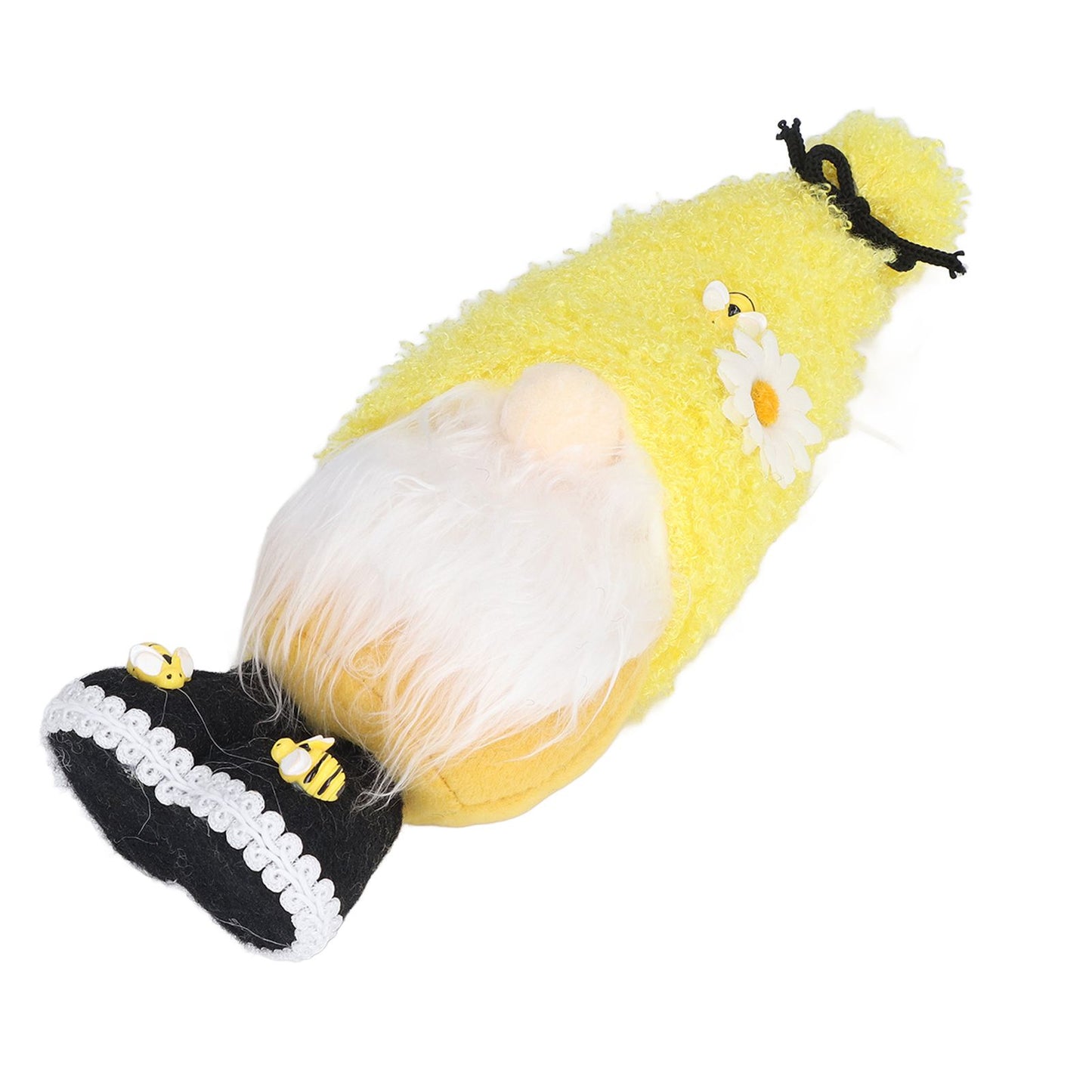 Faceless Doll Delicate Cute Mascot Plush Gnome with Yellow Sunflower Flower Gnome Doll for Easter Wedding Birthday Yellow