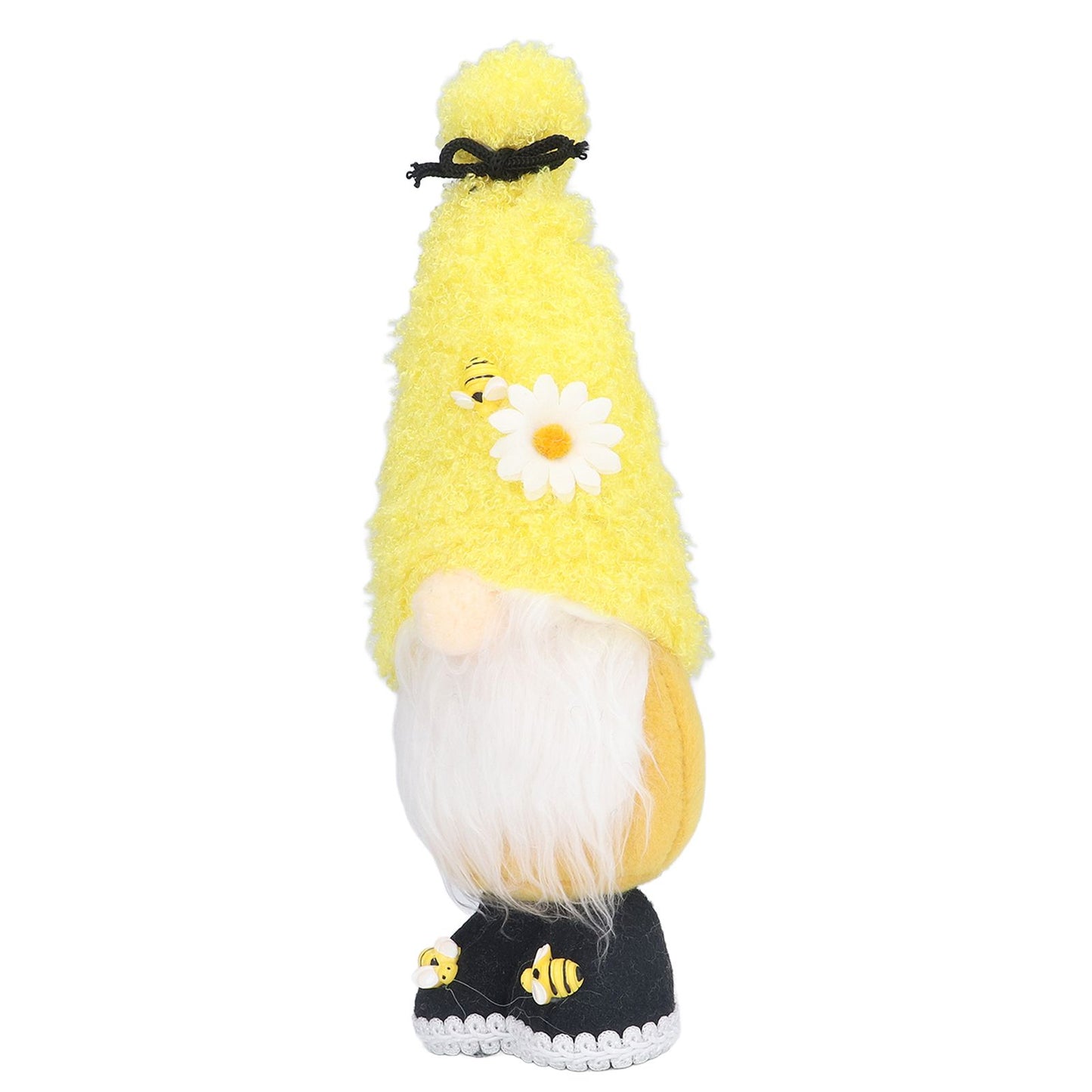 Faceless Doll Delicate Cute Mascot Plush Gnome with Yellow Sunflower Flower Gnome Doll for Easter Wedding Birthday Yellow