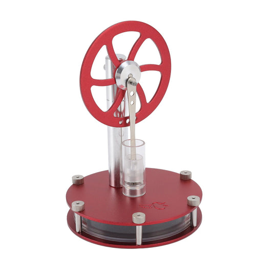 Stirling Engine Model Low Temperature Differential Education Toy Metal Hot Air Engine Motor for Kids Learning