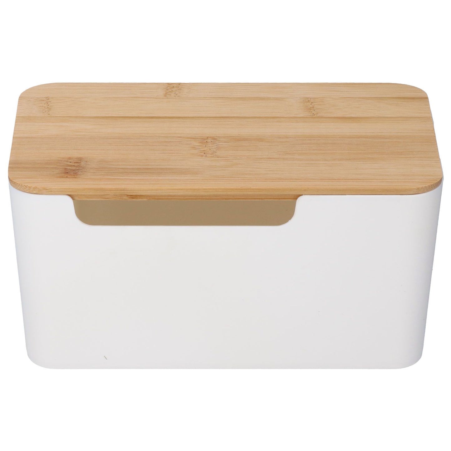 Cable Box Small Cable Management Box with A Wooden Lid for Cord Hider TV Wires Routers Computers Wires Home and Office