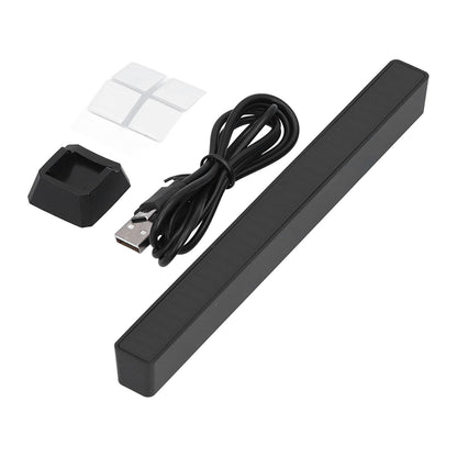 RGB Light Bar Voice Control Ambient Light Music Atmosphere Lamp USB for Car Home StudioBlack