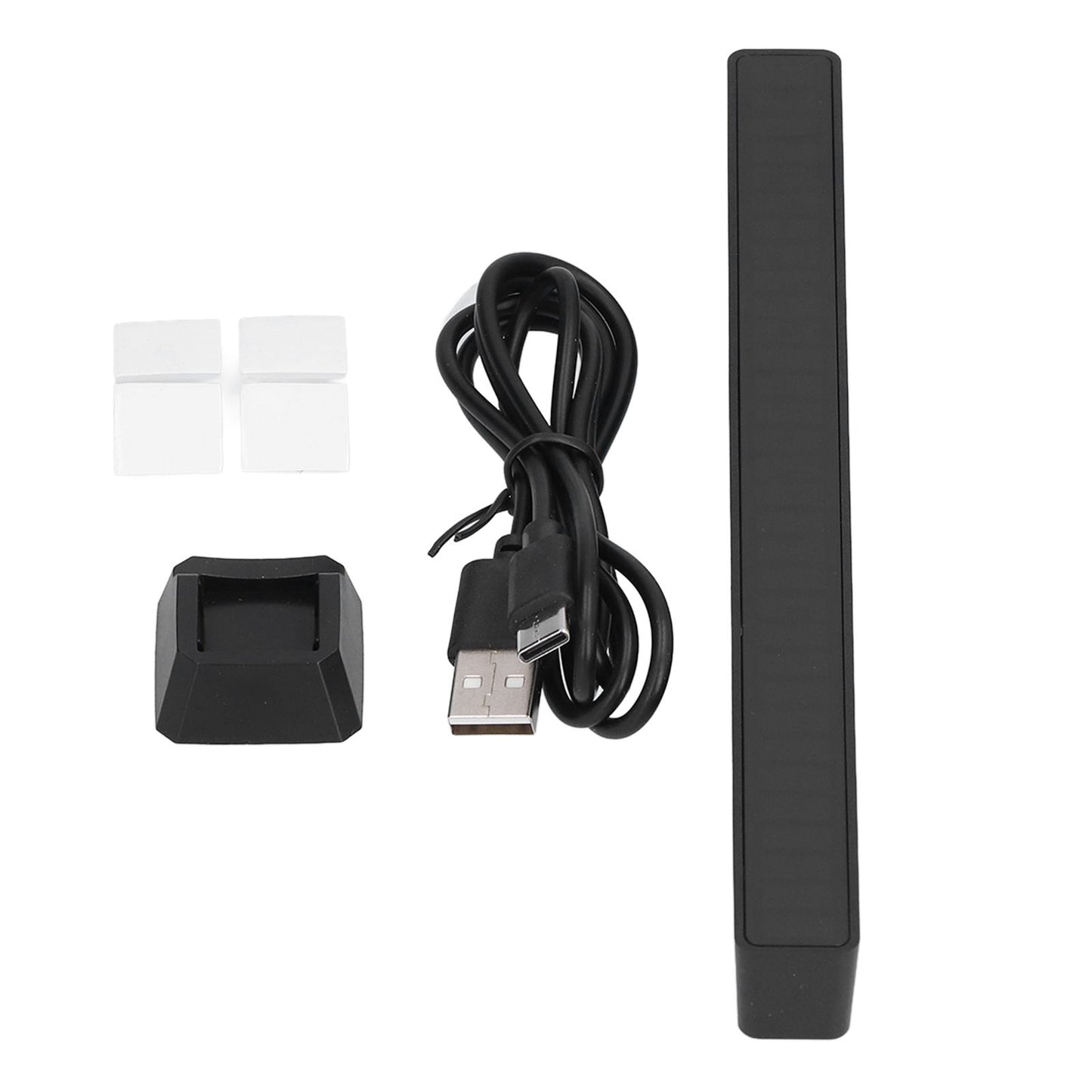 RGB Light Bar Voice Control Ambient Light Music Atmosphere Lamp USB for Car Home StudioBlack