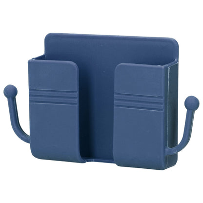 Wall Mounted Storage Box Multifunctional Phone Charging Wall Mount Holder for Bed Bathroom Kitchen OfficeBlue