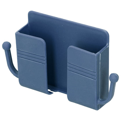 Wall Mounted Storage Box Multifunctional Phone Charging Wall Mount Holder for Bed Bathroom Kitchen OfficeBlue