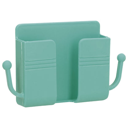 Wall Mounted Storage Box Multifunctional Phone Charging Wall Mount Holder for Bed Bathroom Kitchen OfficeGreen