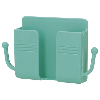 Wall Mounted Storage Box Multifunctional Phone Charging Wall Mount Holder for Bed Bathroom Kitchen OfficeGreen