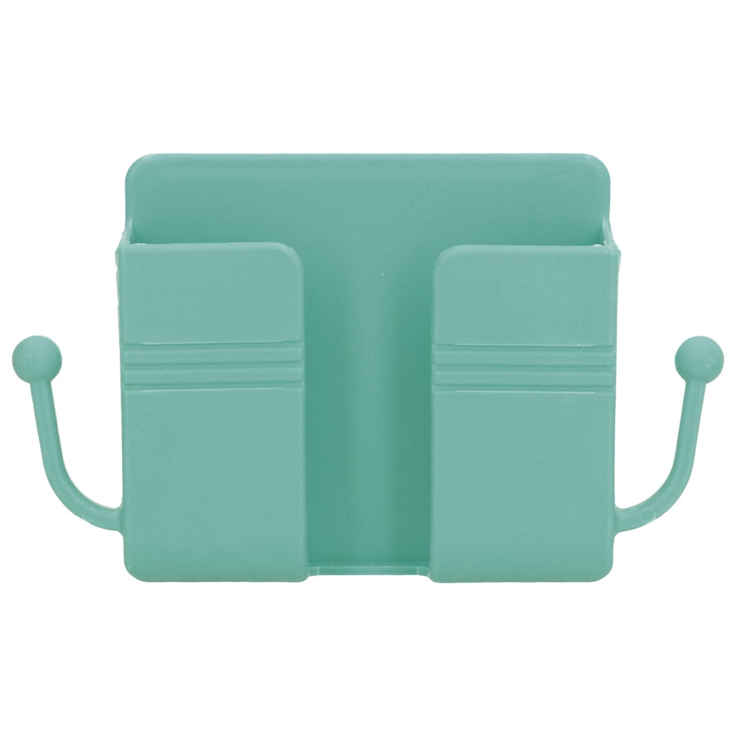 Wall Mounted Storage Box Multifunctional Phone Charging Wall Mount Holder for Bed Bathroom Kitchen OfficeGreen