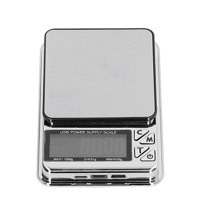 Jewelry Scale Accurate Data USB Charging Stable Reading High Sensitivity LCD Digital Electronic Scale for Gold Necklace