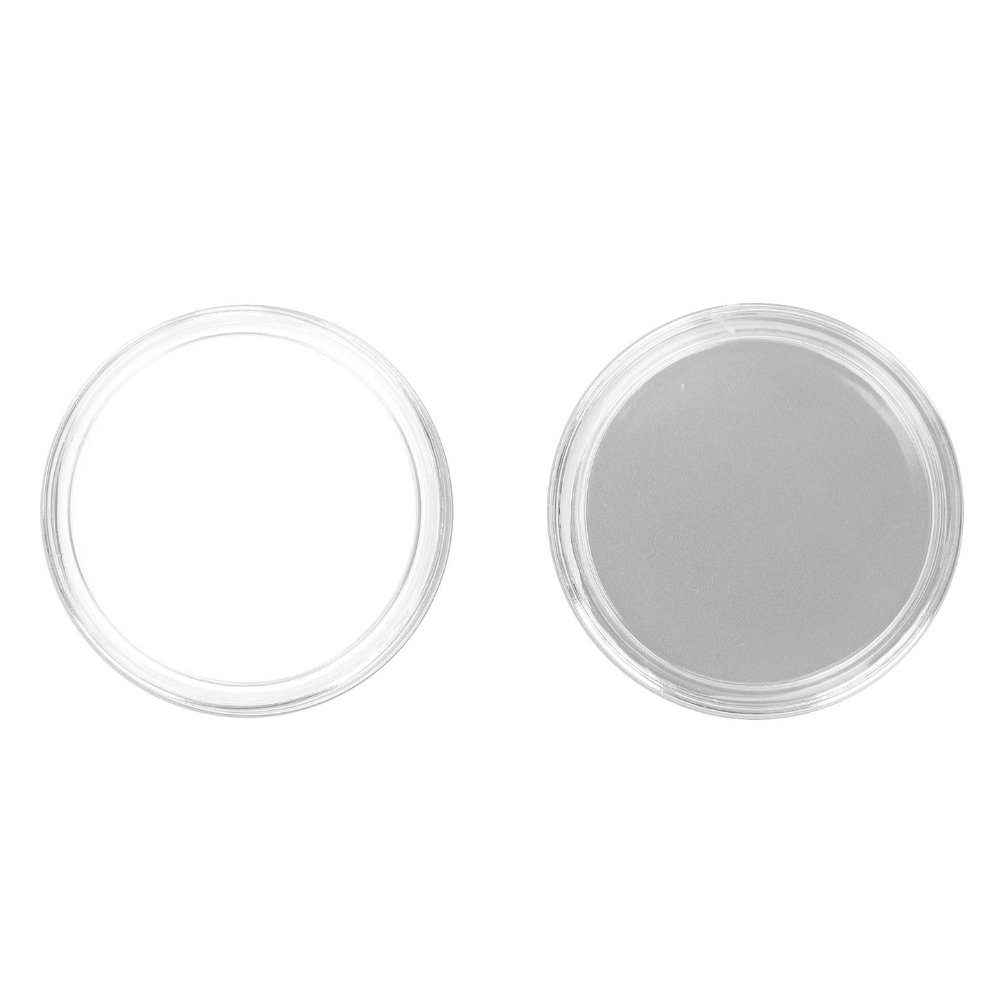 Clear Coin Storage Box 60 Pieces 41mm Coin Capsules Coin Collection Container Box for Coin Collector