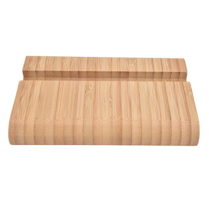 Portable Phone Stand Mobile Phone Support Holder Bamboo Desktop Tablet Stand for Bedroom