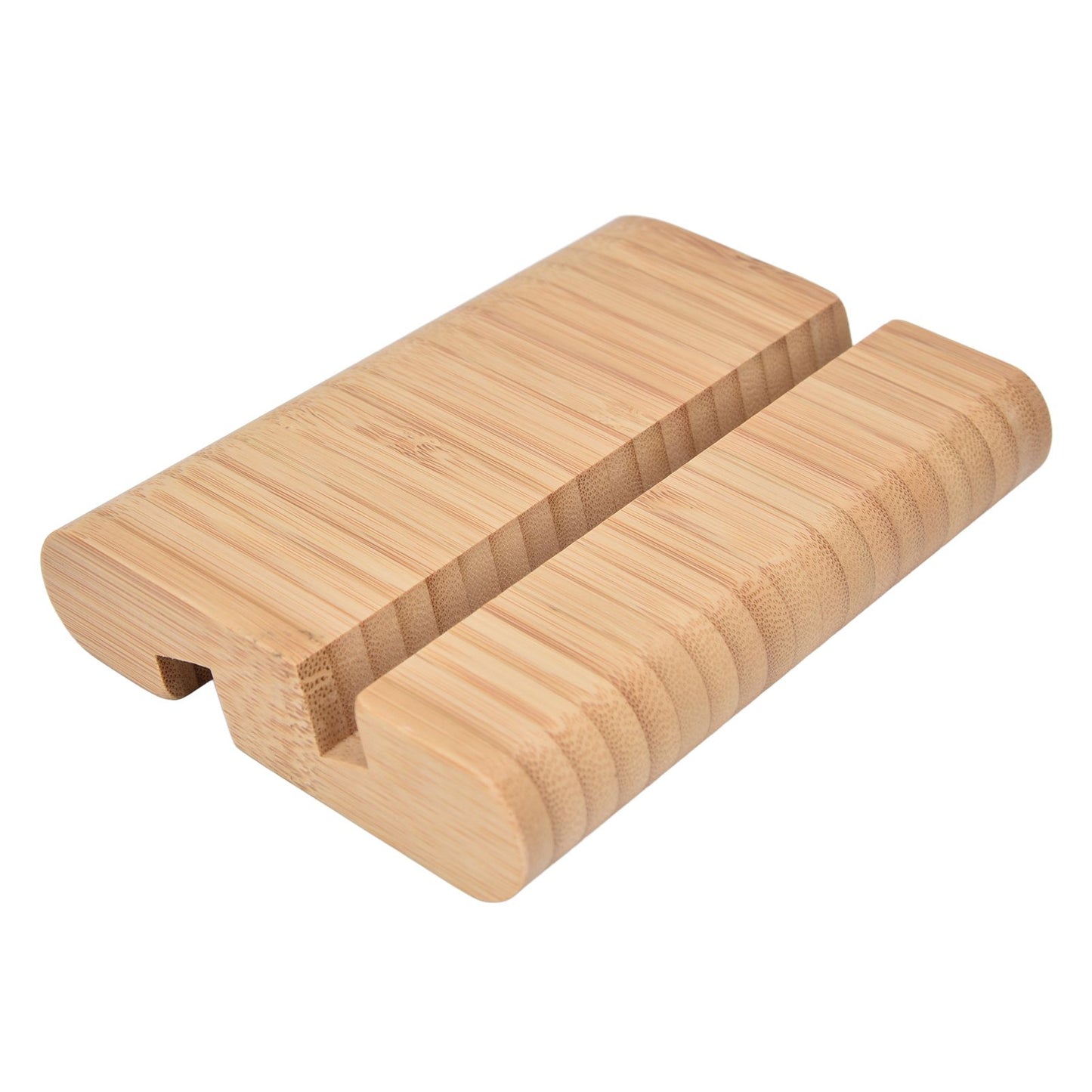 Portable Phone Stand Mobile Phone Support Holder Bamboo Desktop Tablet Stand for Bedroom