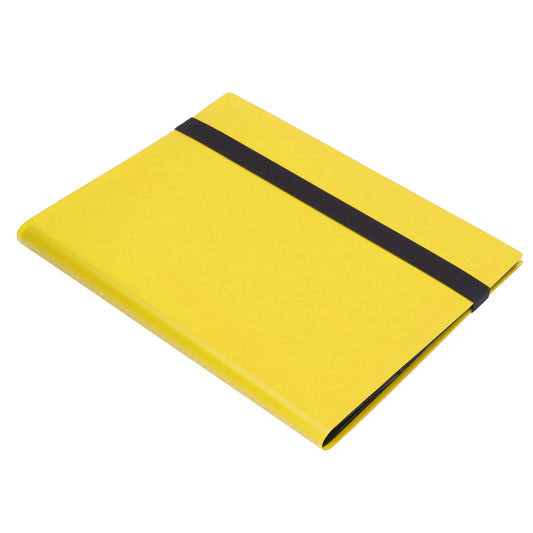 Card Binder 20 Pages 9 Pocket Large Capacity Colored Cover Card Collection Storage Album for Game Card StorageYellow