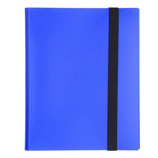 Card Binder 20 Pages 9 Pocket Large Capacity Colored Cover Card Collection Storage Album for Game Card StorageBlue