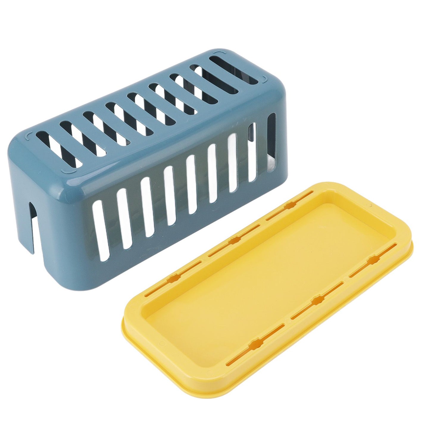 Cable Organizer Box Large Capacity Durable Plastic Flame Retardant High Safety Cord Management Box for PC TV Appliances