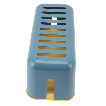 Cable Organizer Box Large Capacity Durable Plastic Flame Retardant High Safety Cord Management Box for PC TV Appliances