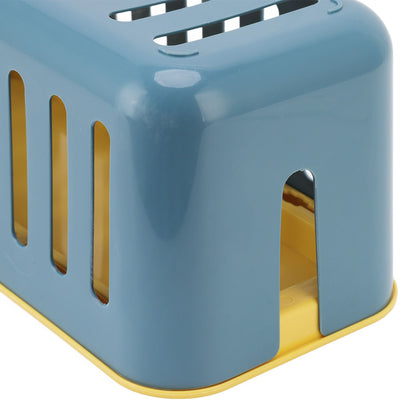 Cable Organizer Box Large Capacity Durable Plastic Flame Retardant High Safety Cord Management Box for PC TV Appliances