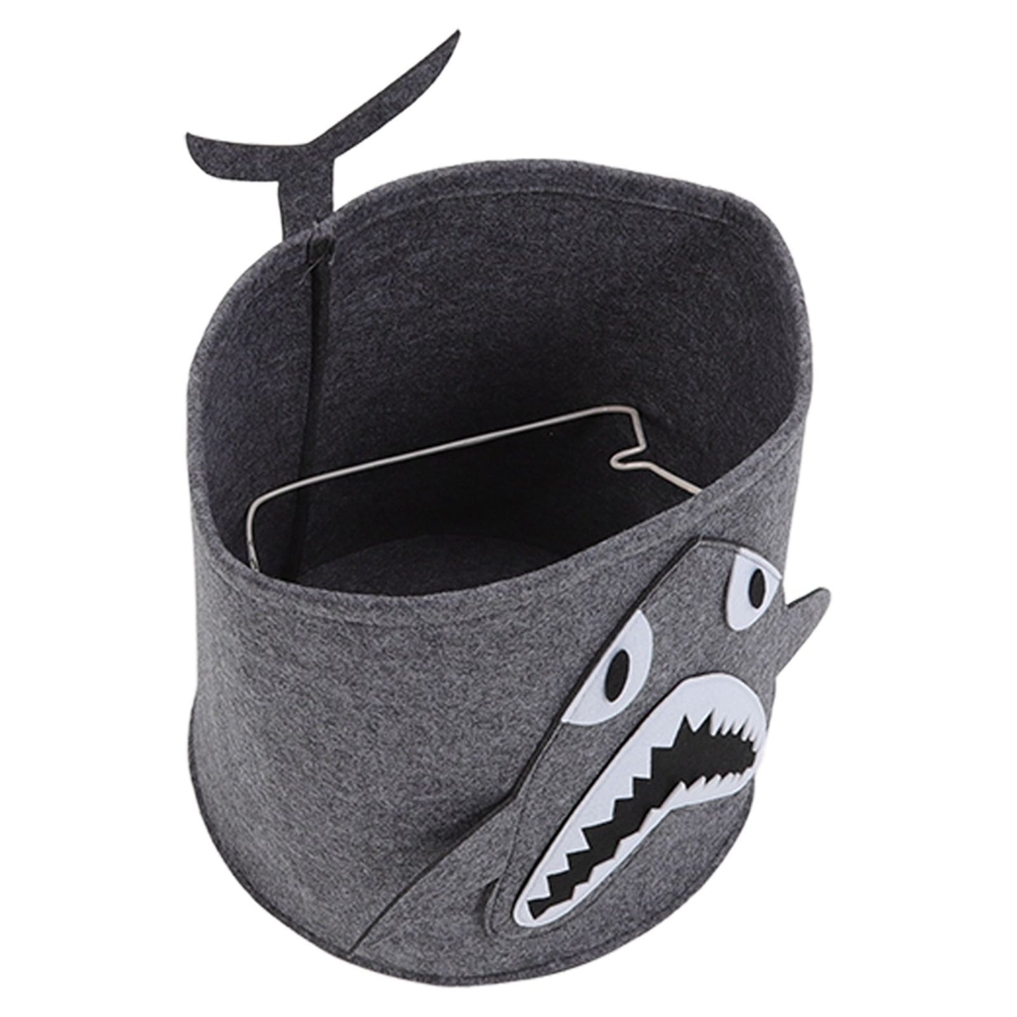 Cotton Laundry Hamper Thickened Cartoon Animal Children's Toys Household Debris Dirty Clothes Storage Bucket 30x27cm Shark