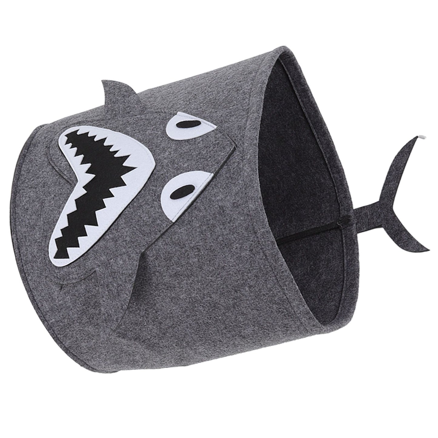 Cotton Laundry Hamper Thickened Cartoon Animal Children's Toys Household Debris Dirty Clothes Storage Bucket 30x27cm Shark