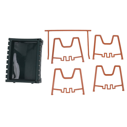 Pot Lid Holder Durable PP Space Saving Stable Nonslip Base Wide Application Cutting Board Organizer Type D
