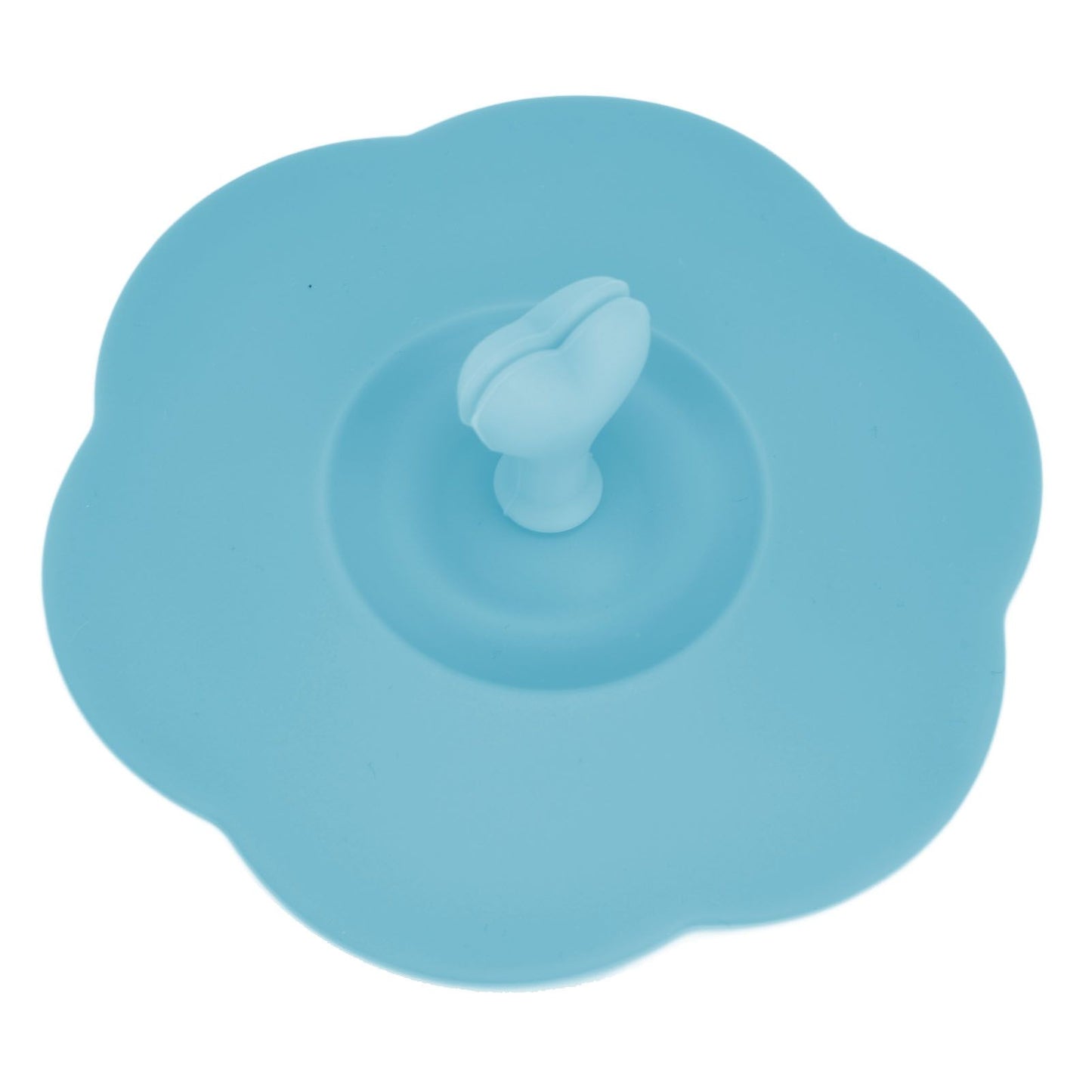 Silicone Lid Dustproof Heat Resistant Hot and Cold Beverage Cup Lid for Kitchen HomeBlue