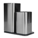 2 in 1 Knife Holder with Cutting Board Organizer Stainless Steel Kitchen Storage Accessory