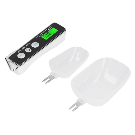 Digital Spoon Scale Household Portable Stainless Steel Kitchen Baking Scale for Flour Tea Spices 500g/0.1gBlack